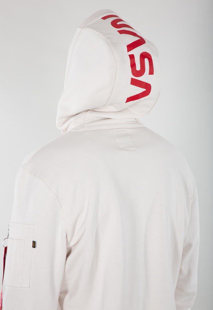 Alpha Industries NASA Grand Tour Hoodie Grädde S Figur 2