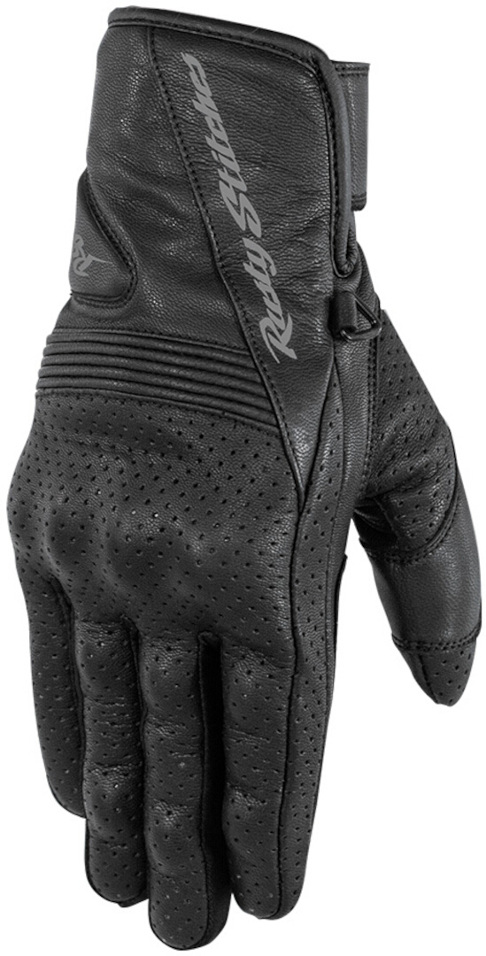 Rusty Stitches Martin Motorcycle Gloves black L Figure 1