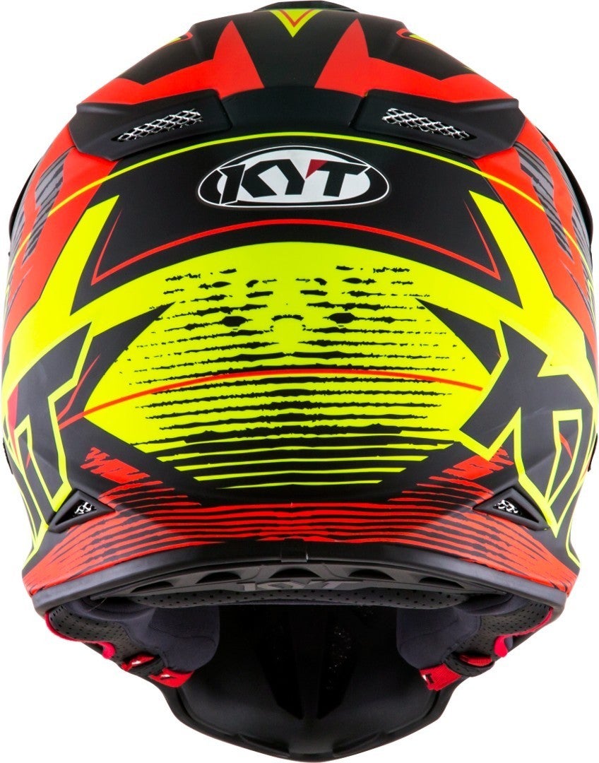 KYT Skyhawk Digger Motocross Helm gelb/orange M (57/58) Abbildung 6