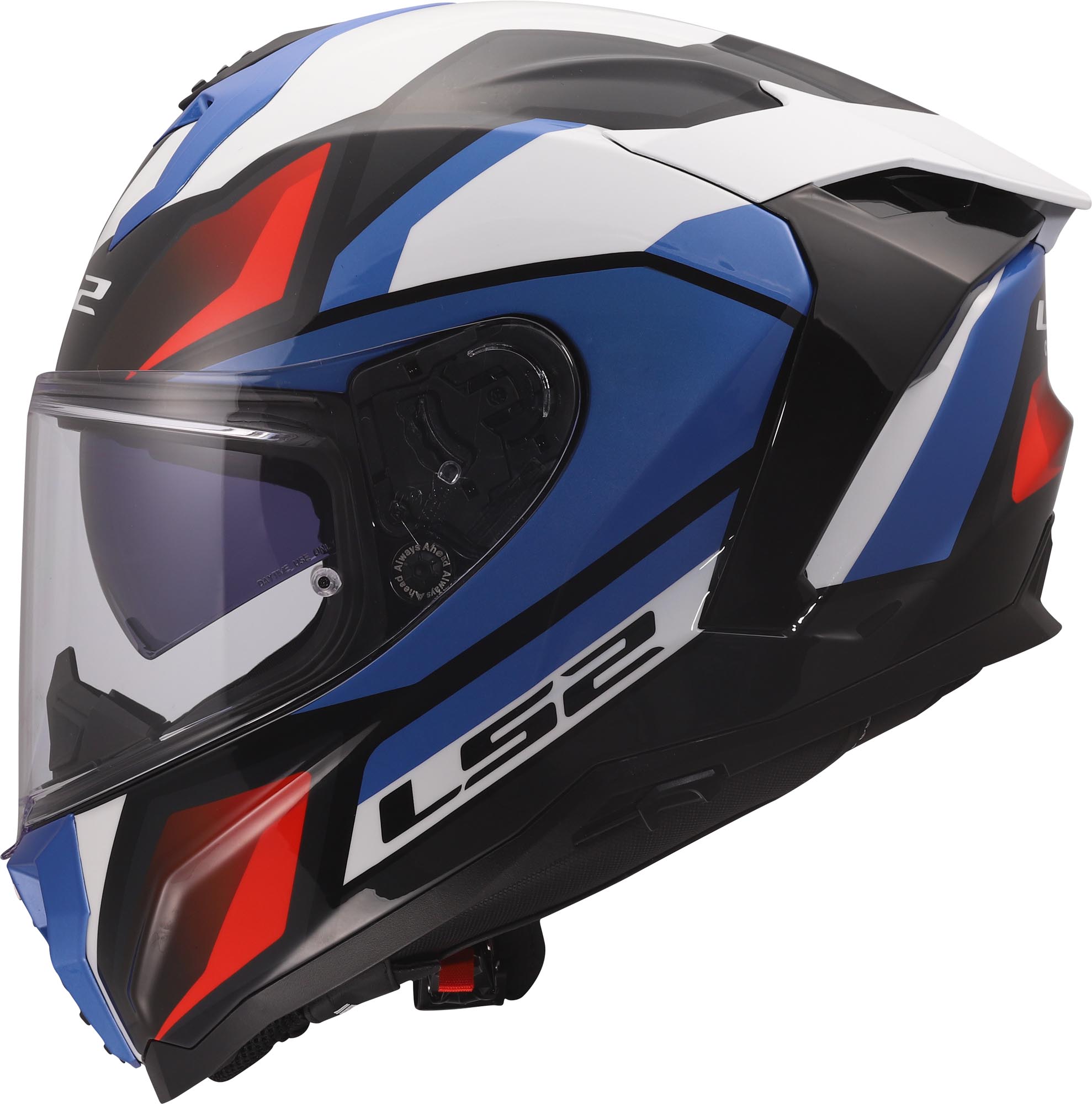 LS2 FF817 Challenger II Viper Casco blanco/azul/rojo XXS (51/52) Figura 7