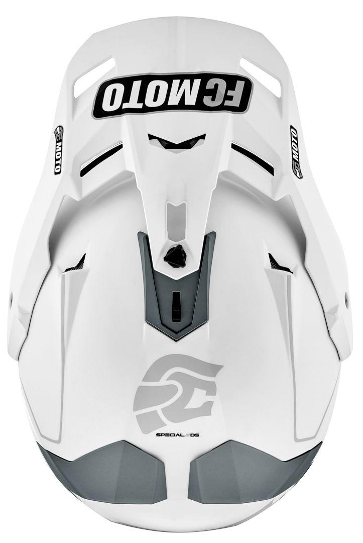FC-Moto Merkur Pro Straight Cască Enduro Alb mat M Figura 8