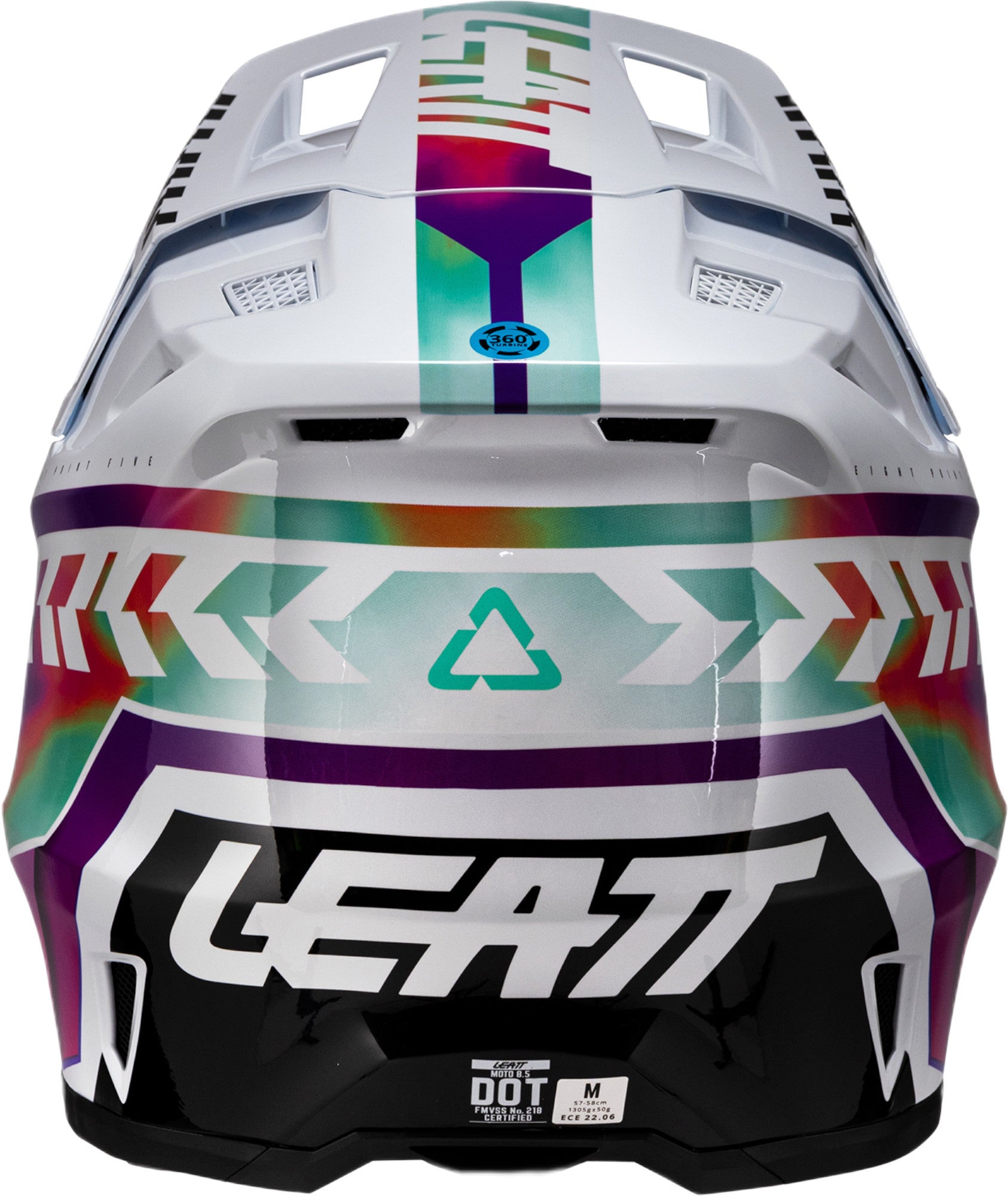 Leatt 8.5 V26 Motocross Helm mit Brille multi/pink M (57/58) Abbildung 4