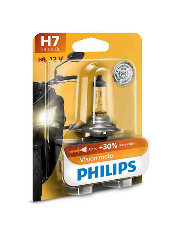 PHILIPS Glödlampa H7 Vision Moto 12V / 55W - x1 Figur 3