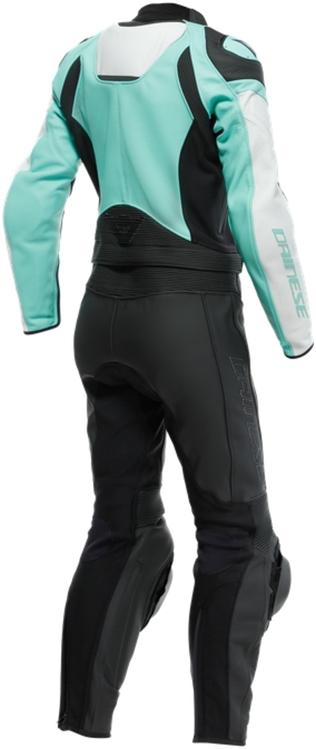 Dainese Mirage Costum de piele de motocicletă pentru doamne în două piese negru/gri/verde 48 Figura 2