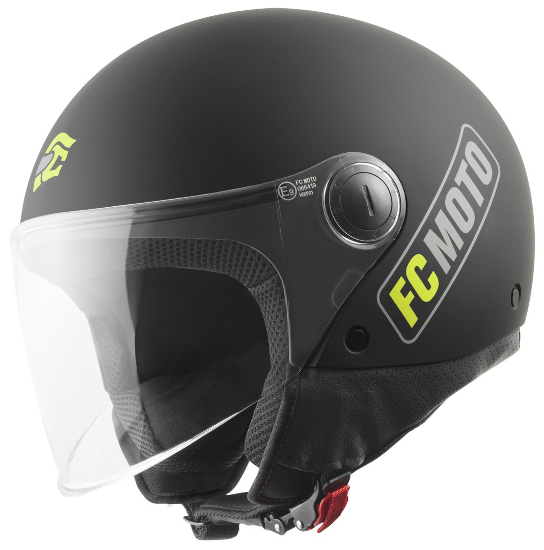 FC-Moto Square-RS Jethelm schwarz matt/gelb L Abbildung 1