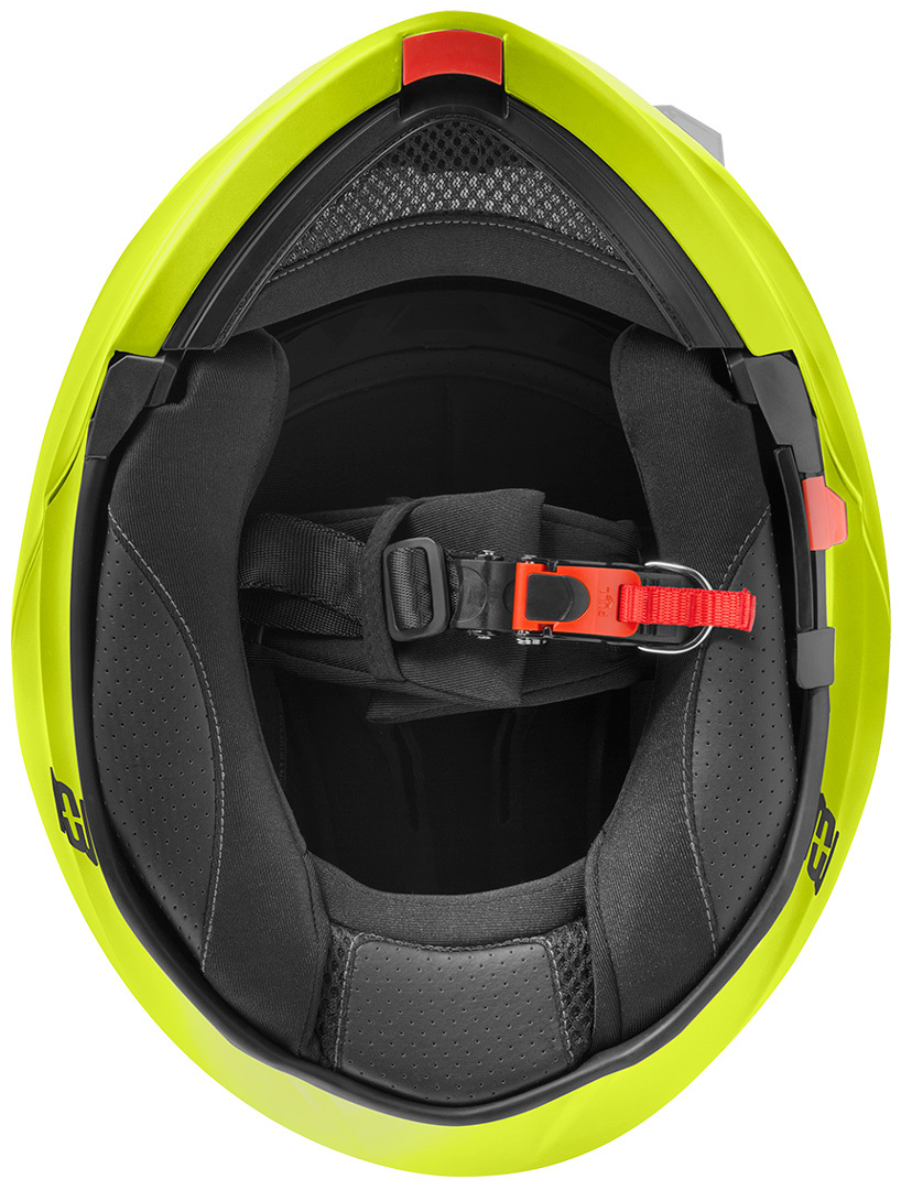 Bogotto V271 Cască de motocicletă Galben neon XS Figura 5