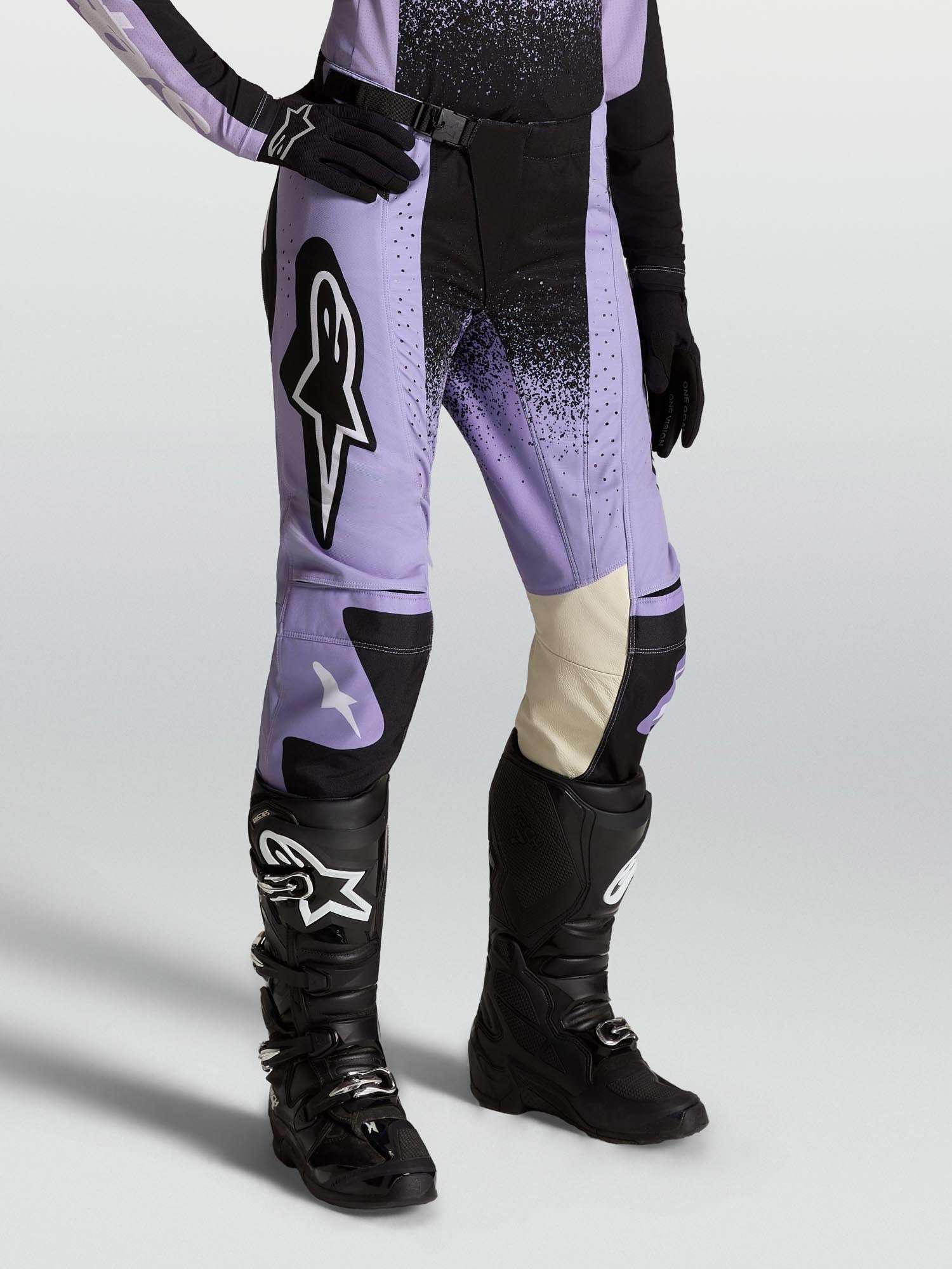 Alpinestars Stella Techstar Swan Dames Motocrossbroek Violet/zwart 26 Figuur 4