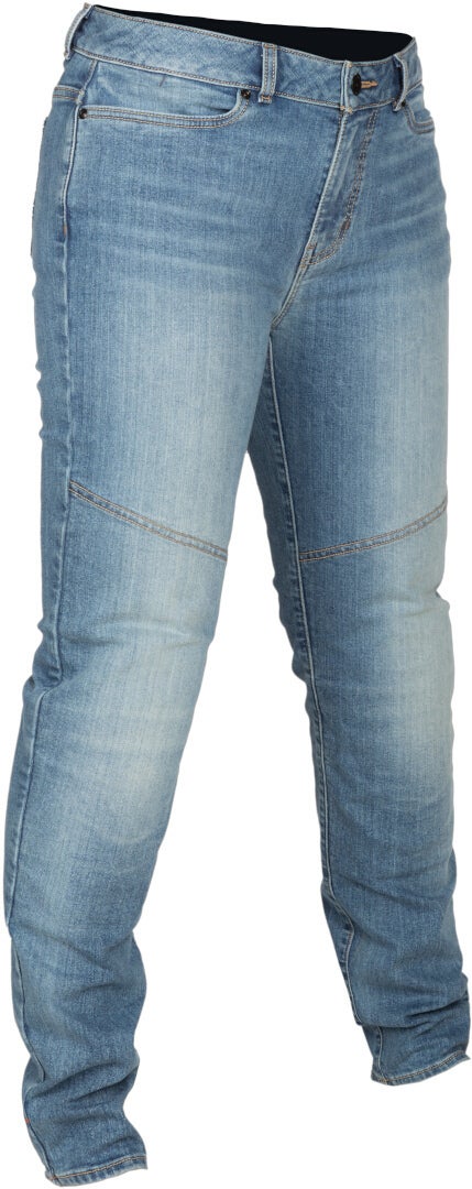 Klim Betty Tapered Stretch Damen Motorradjeans hellblau 12/30 Abbildung 3