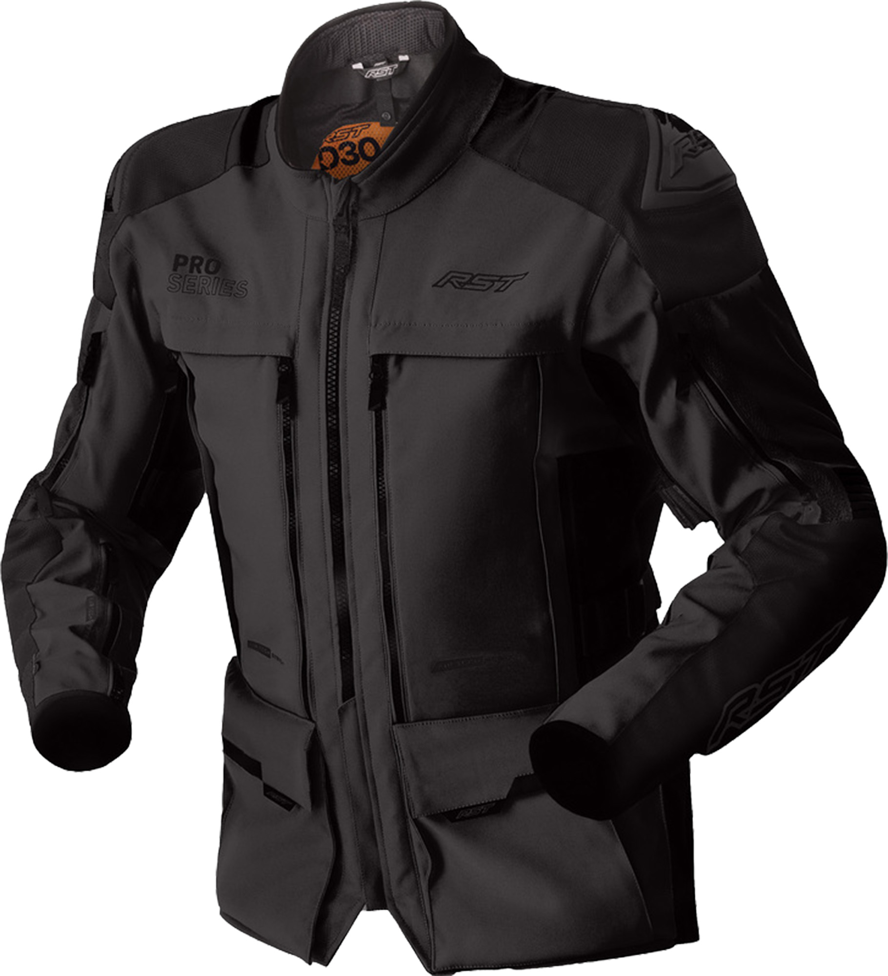 RST Pro Series Adventure D3O wasserdichte Motorrad Textiljacke schwarz 62 Abbildung 1