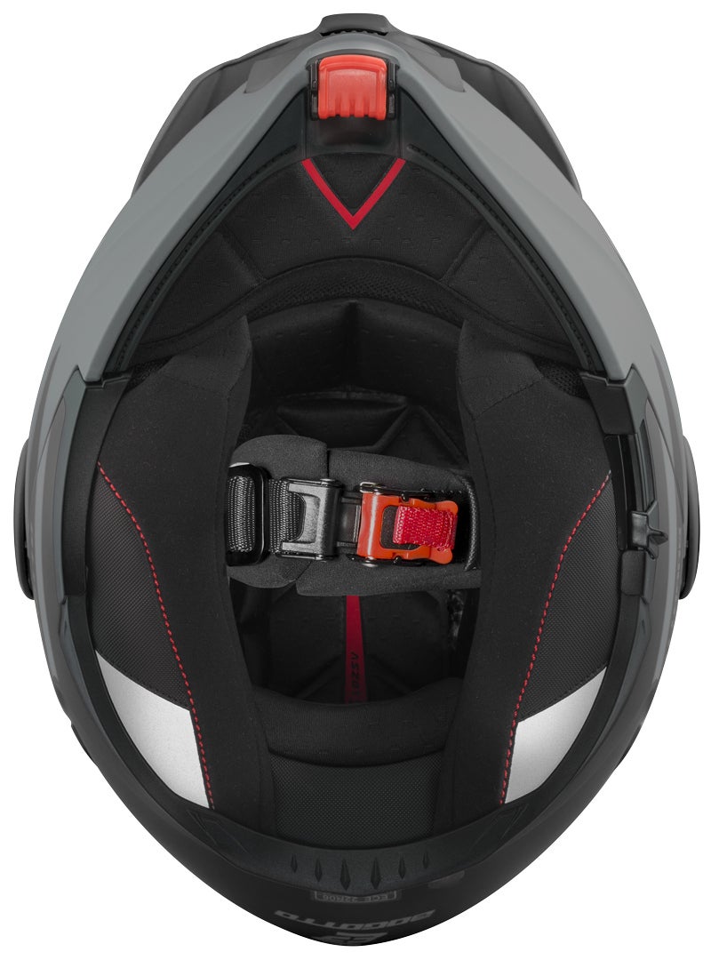 Side view of Bogotto FG-102 Duo Fiberglass Enduro Flip-Up Helmet