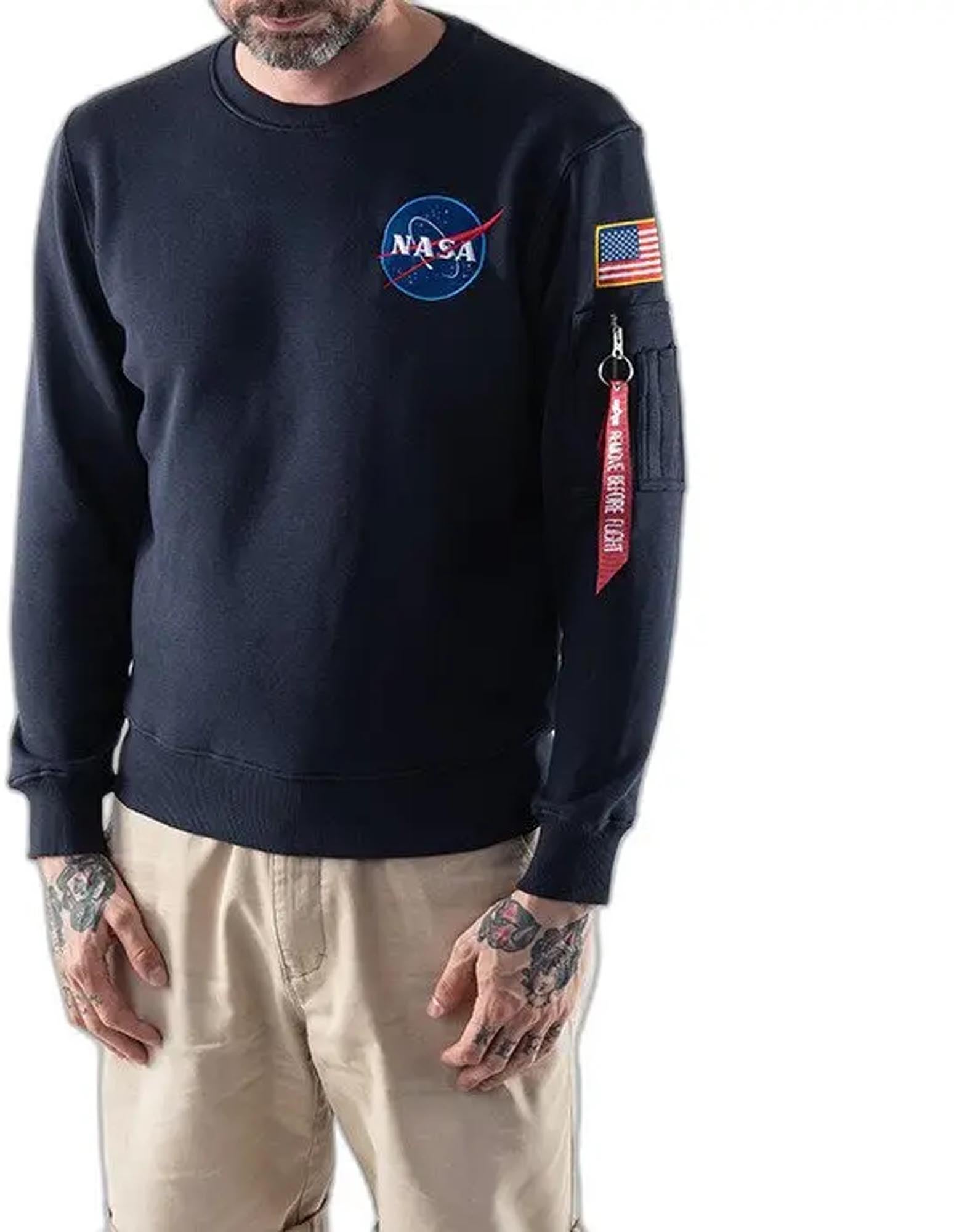 Alpha Industries Nasa Bluza niebieski XS Rysunek 1