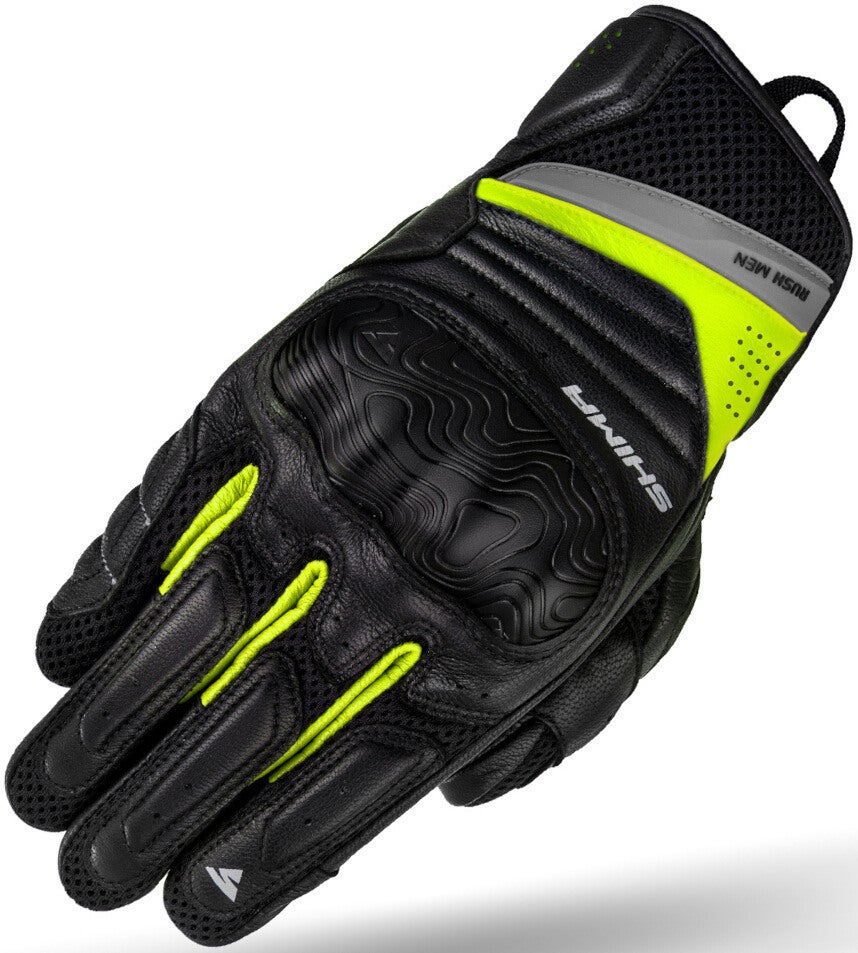 SHIMA Rush Gants de moto noir/jaune 3XL Figure 1