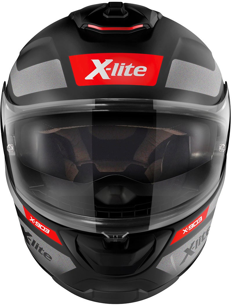 X-lite X-903 Airborne N-Com Kypärä musta/harmaa/punainen S (56) Kuva 3