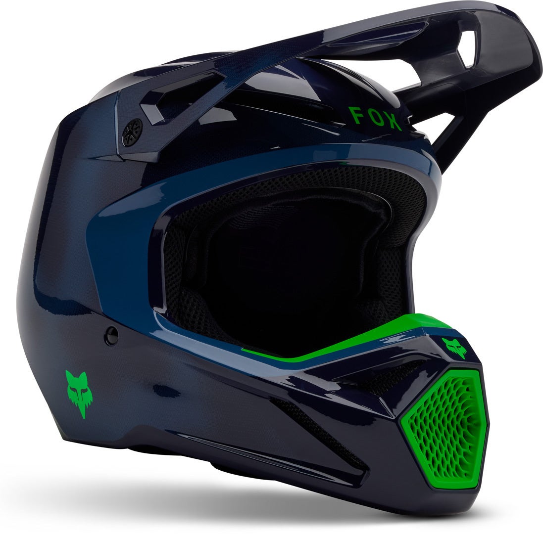 FOX V1 Taunt MIPS Casco da motocross giovanile Blu navy Y/L (52/53) Figura 1