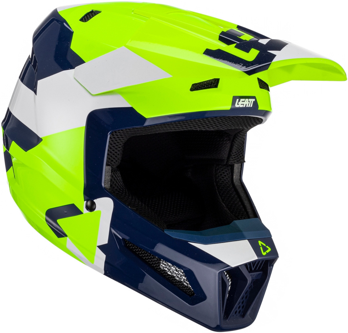 Leatt 2.5 Tricolor Cască de motocross verde/albastru S (55/56) Figura 5