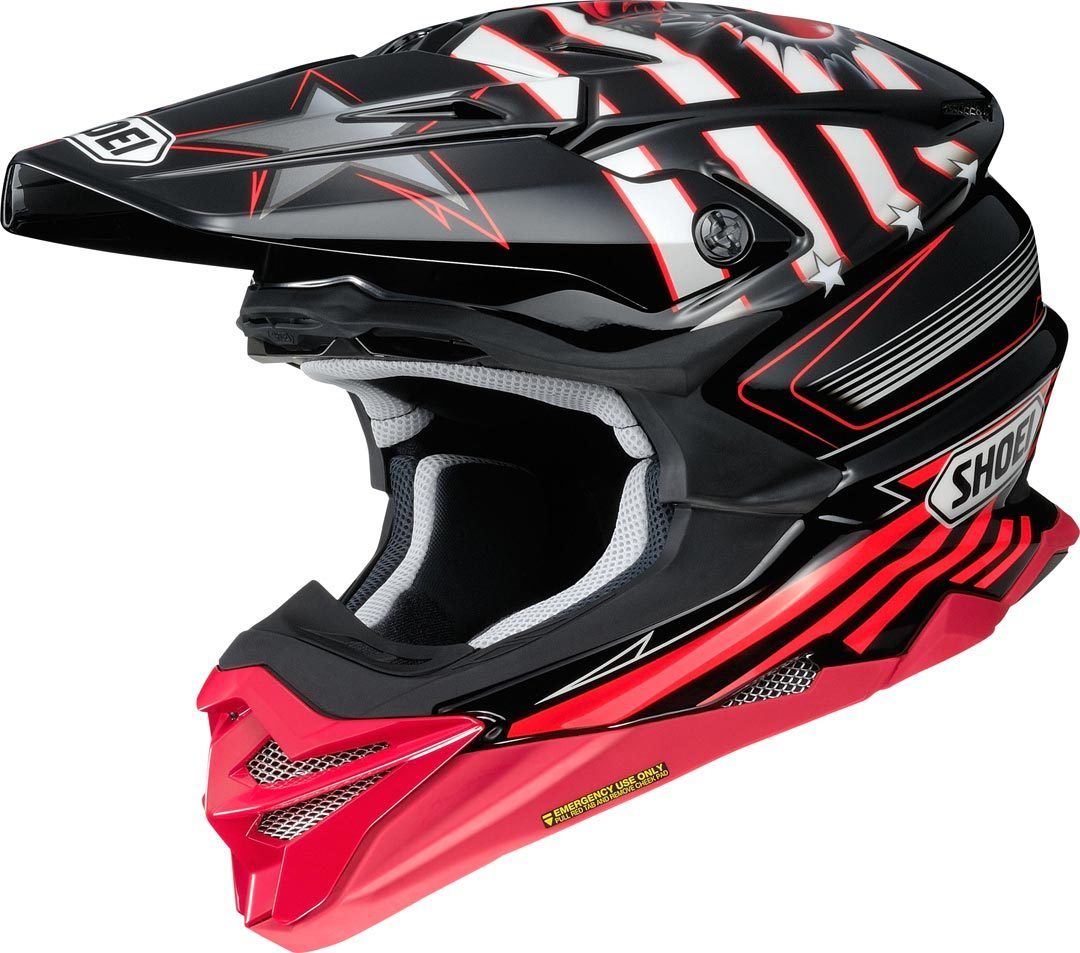 Shoei VFX-WR Grant 3 Motocross Helmet black/red XXL (63/64) Figure 1