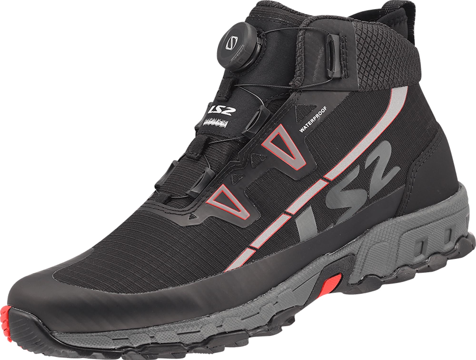 LS2 Trekker Chaussures de moto imperméables noir 42 Figure 1