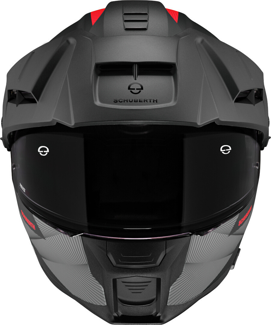 Schuberth E2 Defender Casque Noir mat/rouge L (59) Figure 4