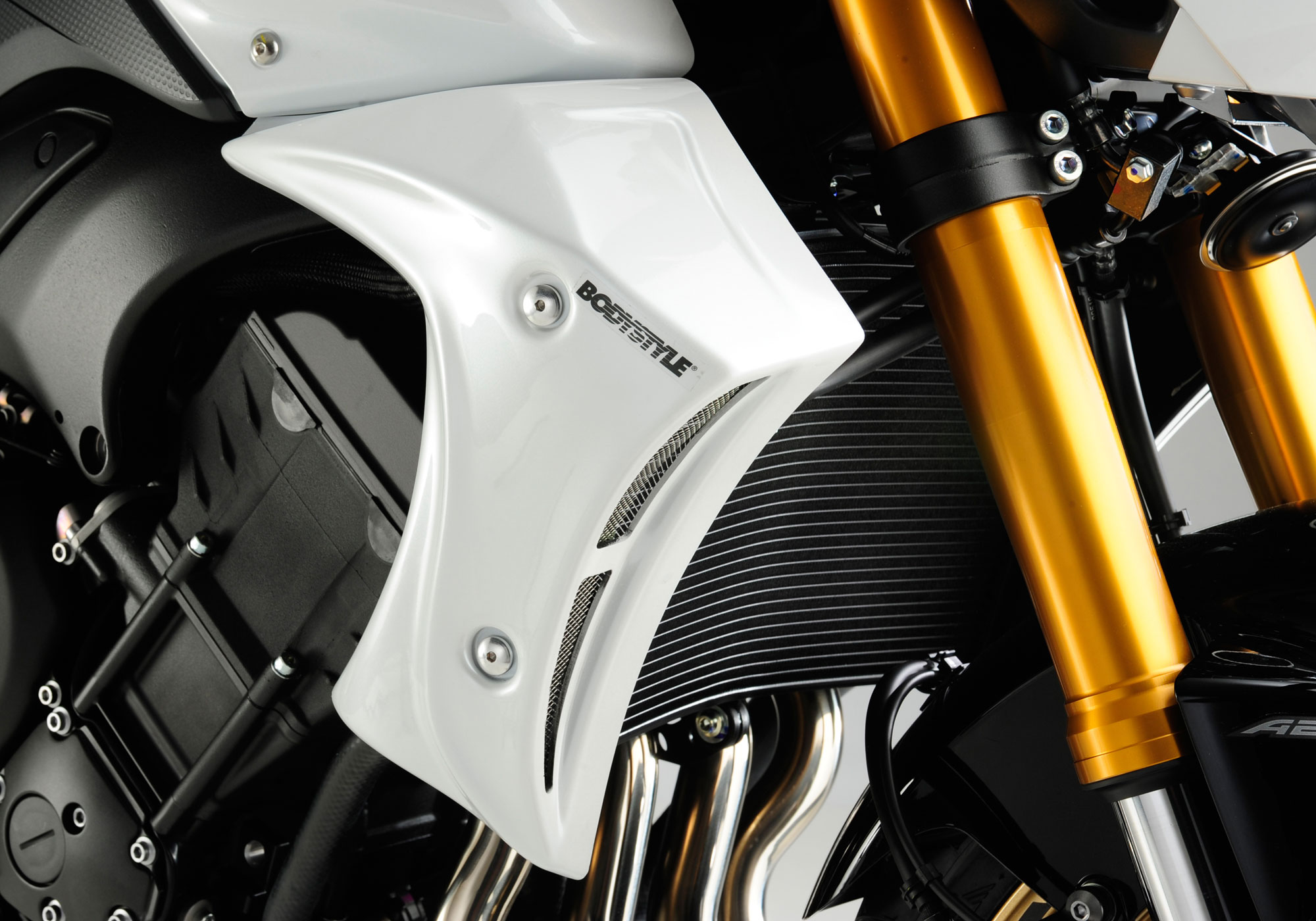 BODYSTYLE radiator sidoskydd ABS plast omålad Figur 1