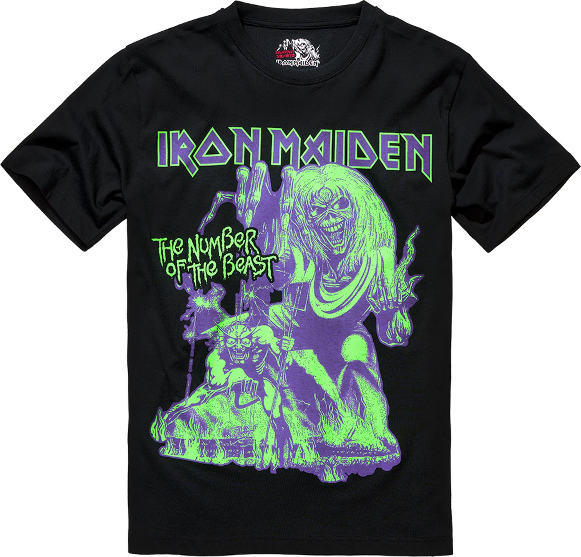 Brandit Iron Maiden Number Of The Beast T-shirt M Figure 1