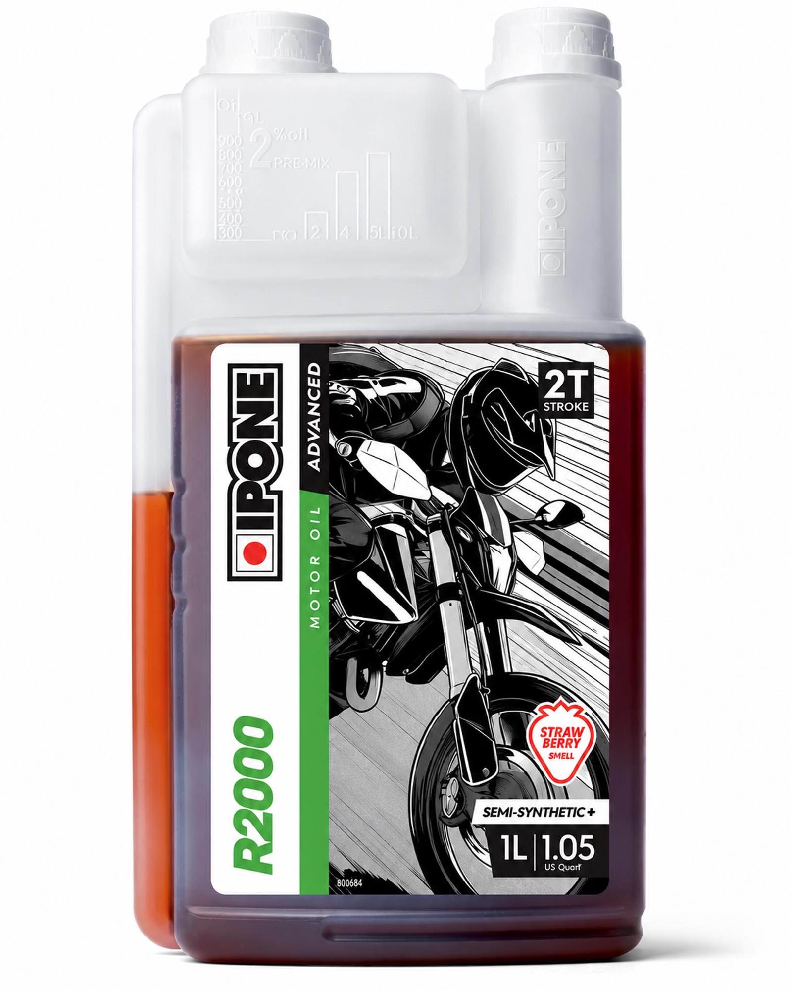 IPONE R2000 Aceite de motor 1 litro de fresa