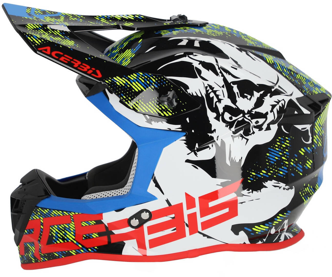 Acerbis Linear Graphic Casco da motocross nero/bianco/rosso M (57/58) Figura 3