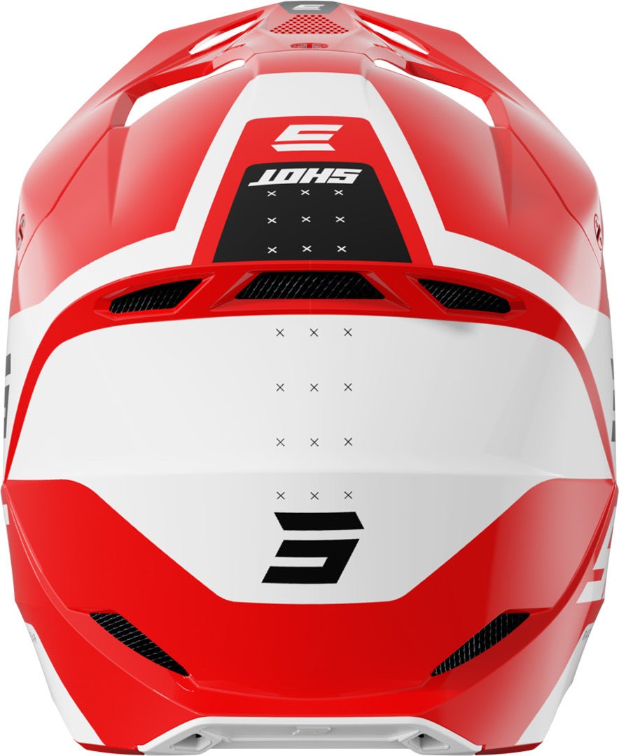 Shot Furious League Motocross Helm rot/weiß XXL (63/64) Abbildung 2