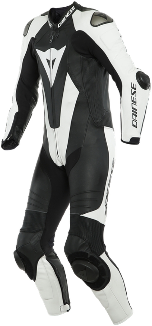 Dainese Laguna Seca 5 One Piece Perforated Motorcycle Leather Suit black/white 98 Figure 1