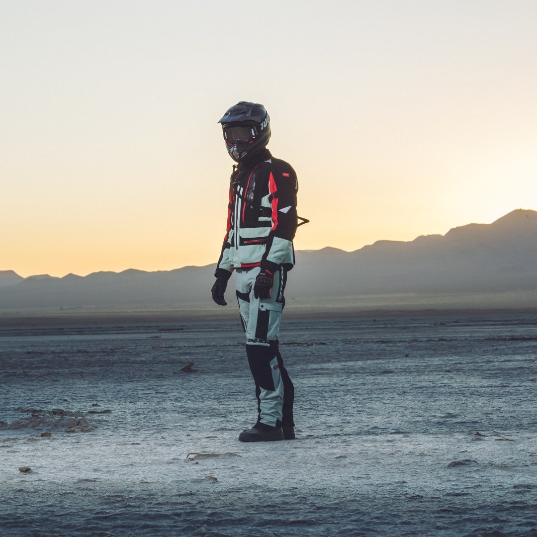 Spidi H2Out Allroad Motorcycle Textile Jacket black/grey/red 4XL Figure 19