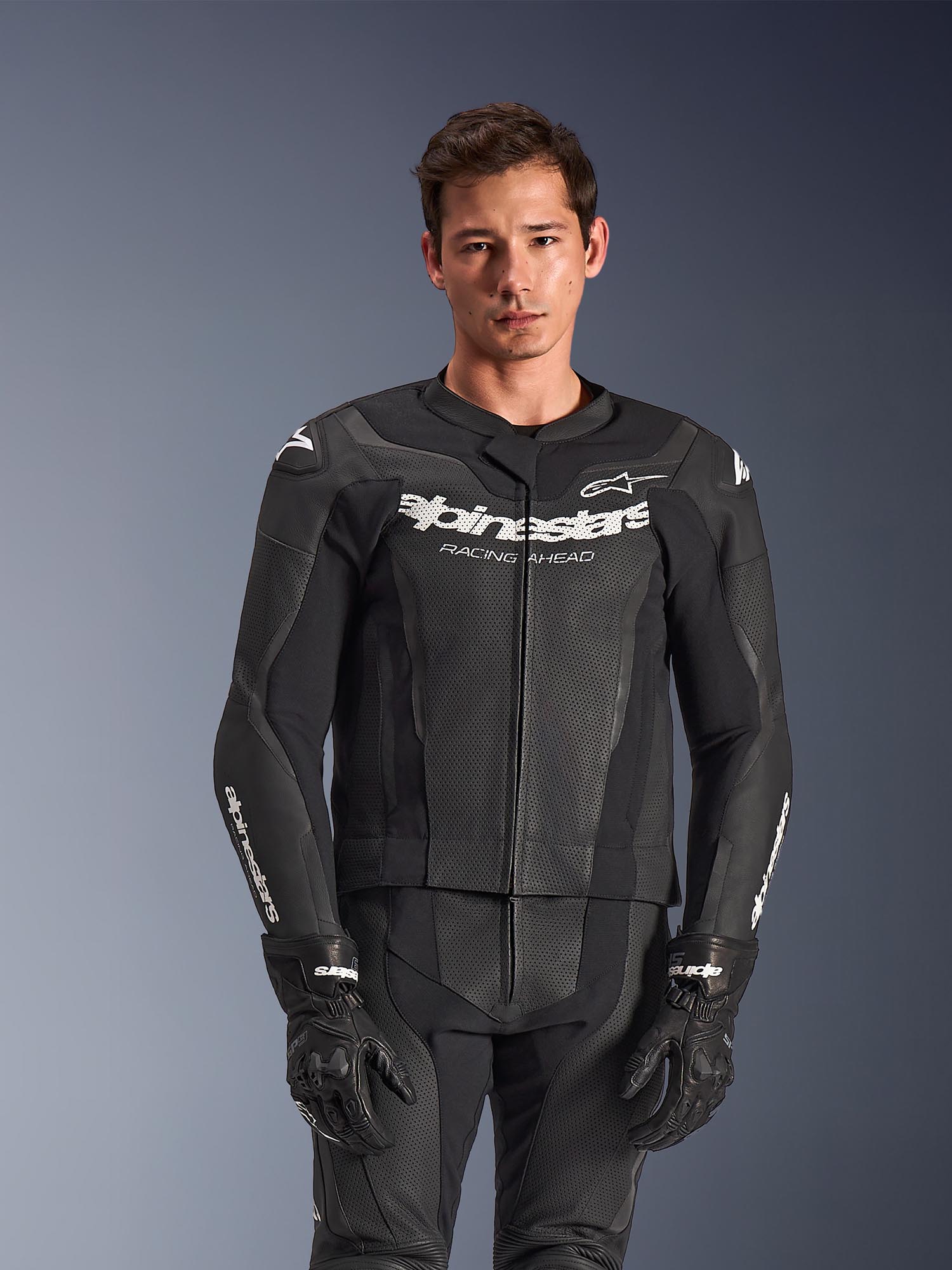 Alpinestars GP Force V2 Terno de Couro de Motocicleta de Duas Peças preto 62 Figura 3