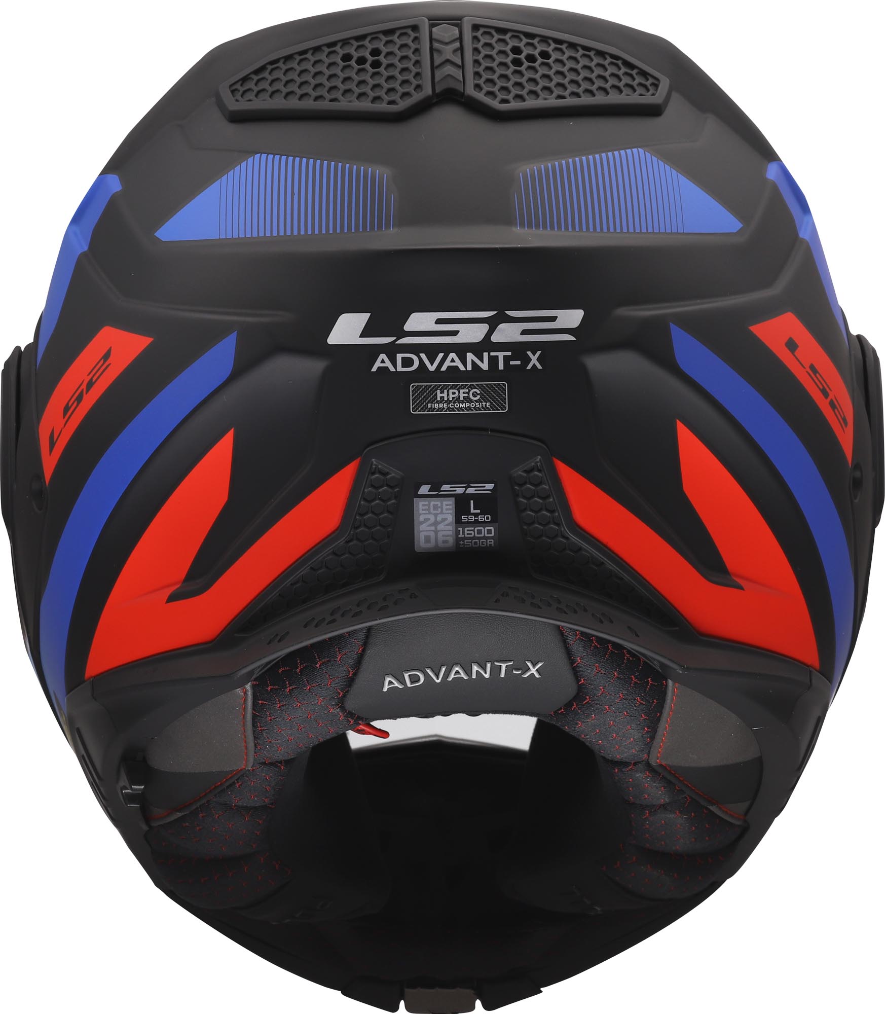 LS2 FF901 Advant X Nova Klapphelm schwarz/rot/blau L (59/60) Abbildung 4