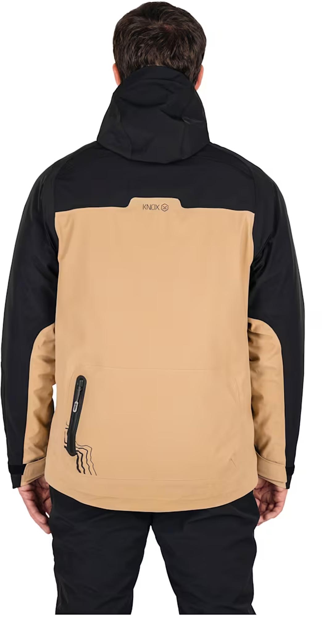 Knox Modra Veste textile moto imperméable Noir/sable 2XL Figure 3