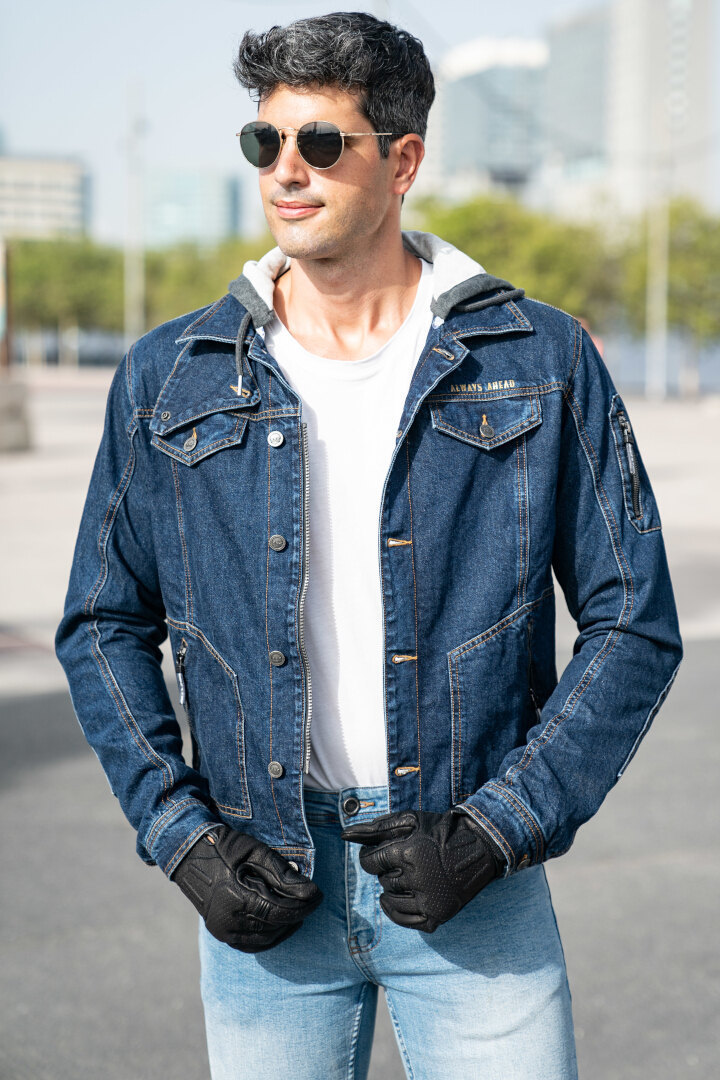 LS2 Oaky Motorrad Textiljacke dunkelblau 5XL Abbildung 5