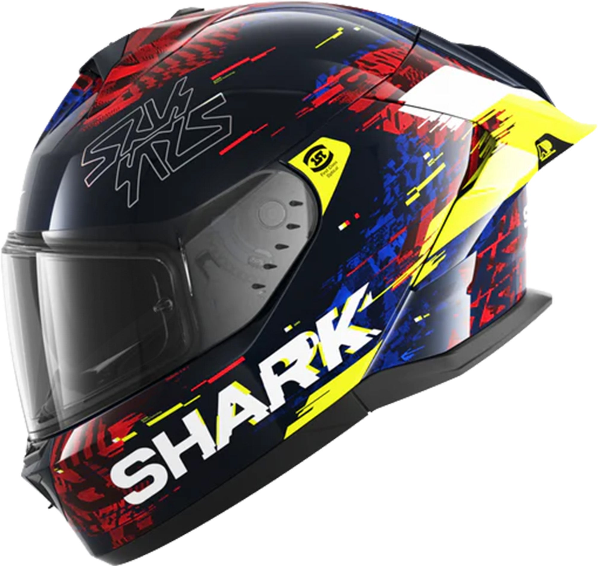 Shark Skwal Cup Speed-VIB Helm blau/rot/gelb 2XL (63/64) Abbildung 4