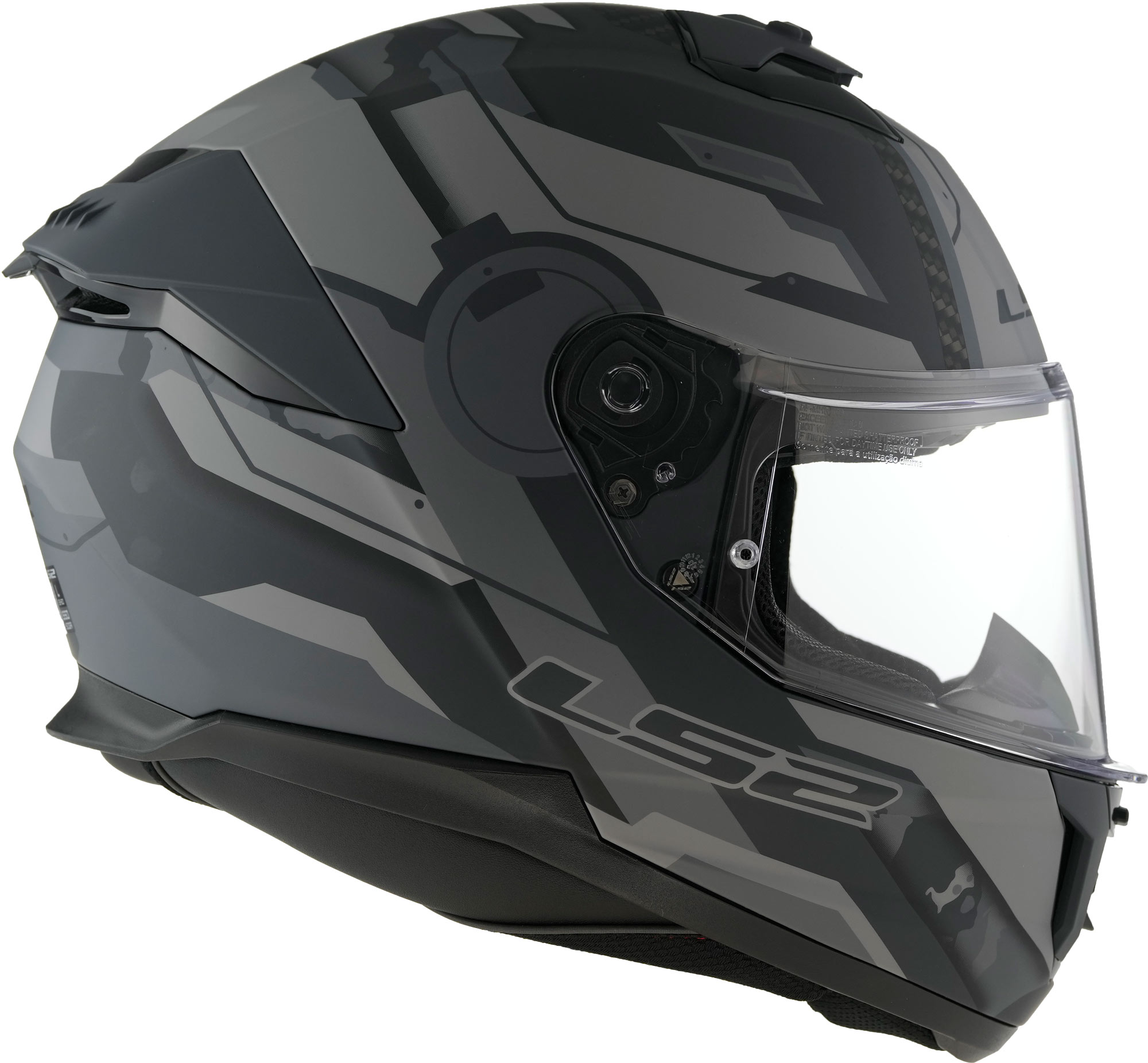 LS2 FF808 Stream II Shadow Helm L (59/60) Abbildung 6