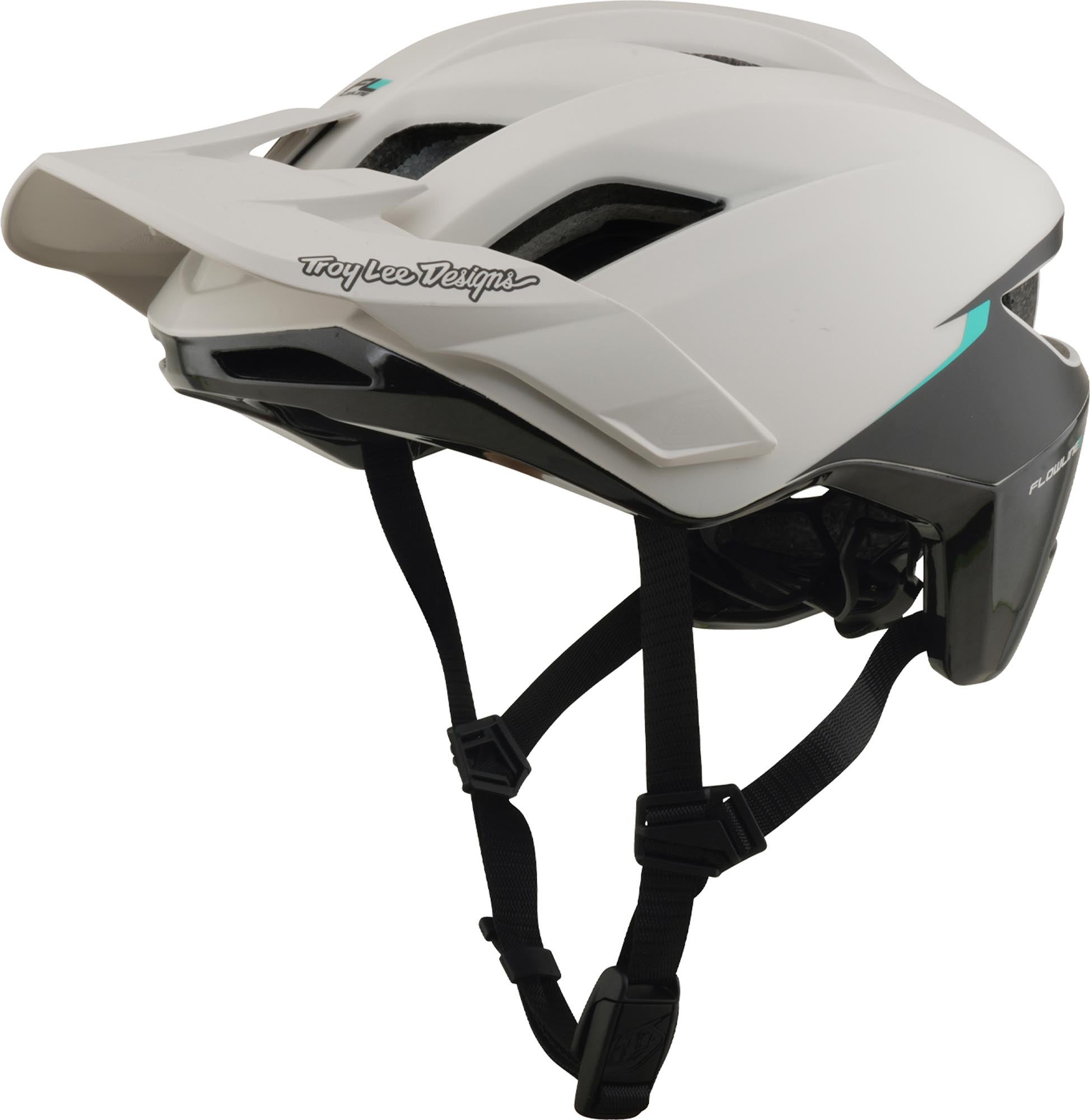 Troy Lee Designs Flowline SE MIPS Stacks Fietshelm grijs/turquoise XL-XXL (60/63) Figuur 1