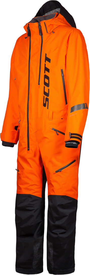 Scott DS Shell Dryo 2023 One Piece Snowmobile Suit black/orange 2XL Figure 2