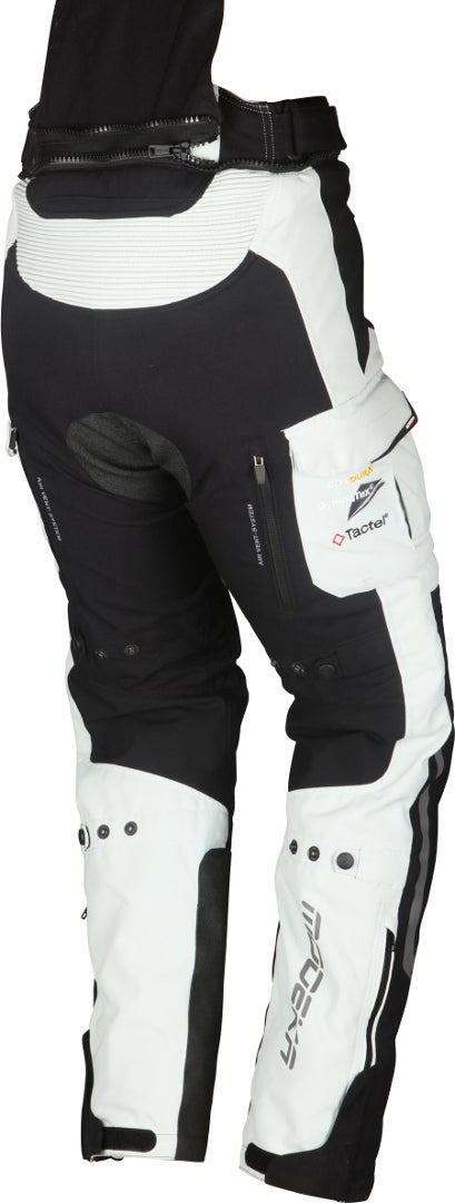 Modeka Panamericana Dames de moto pantalon Textile Gris clair/Noir 76 Figure 2