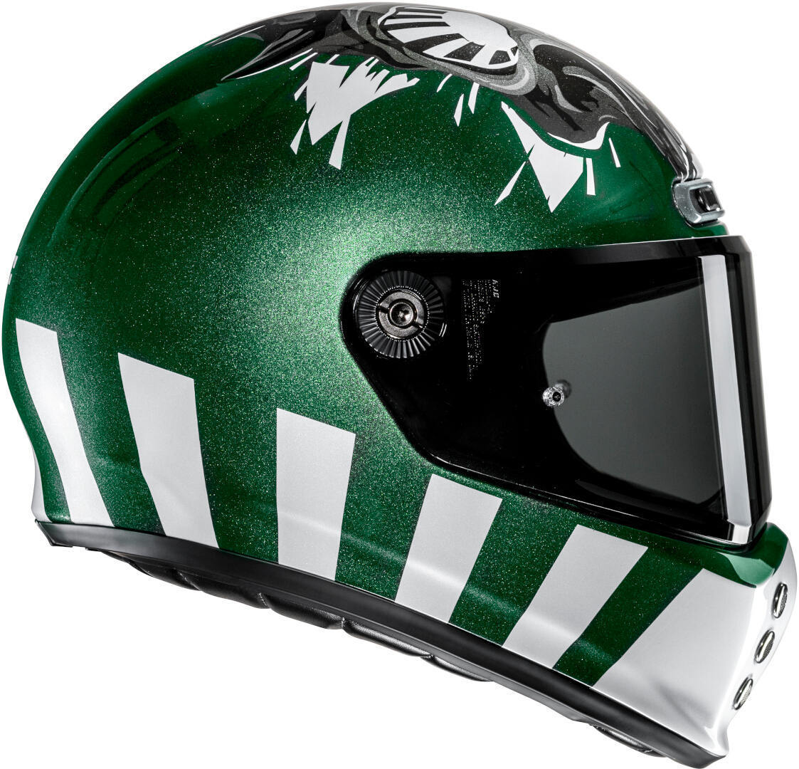 HJC V10 Crania Helm grün/weiß S (55/56) Abbildung 2