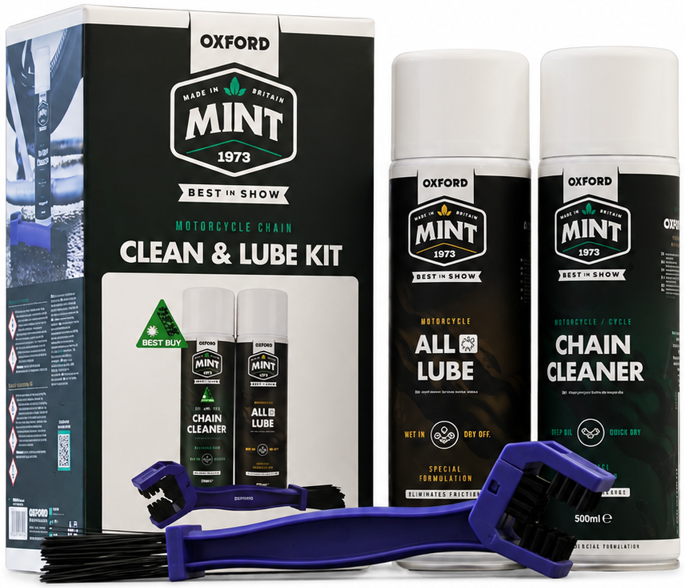 Oxford Mint Chain & Lube Kit Figure 1
