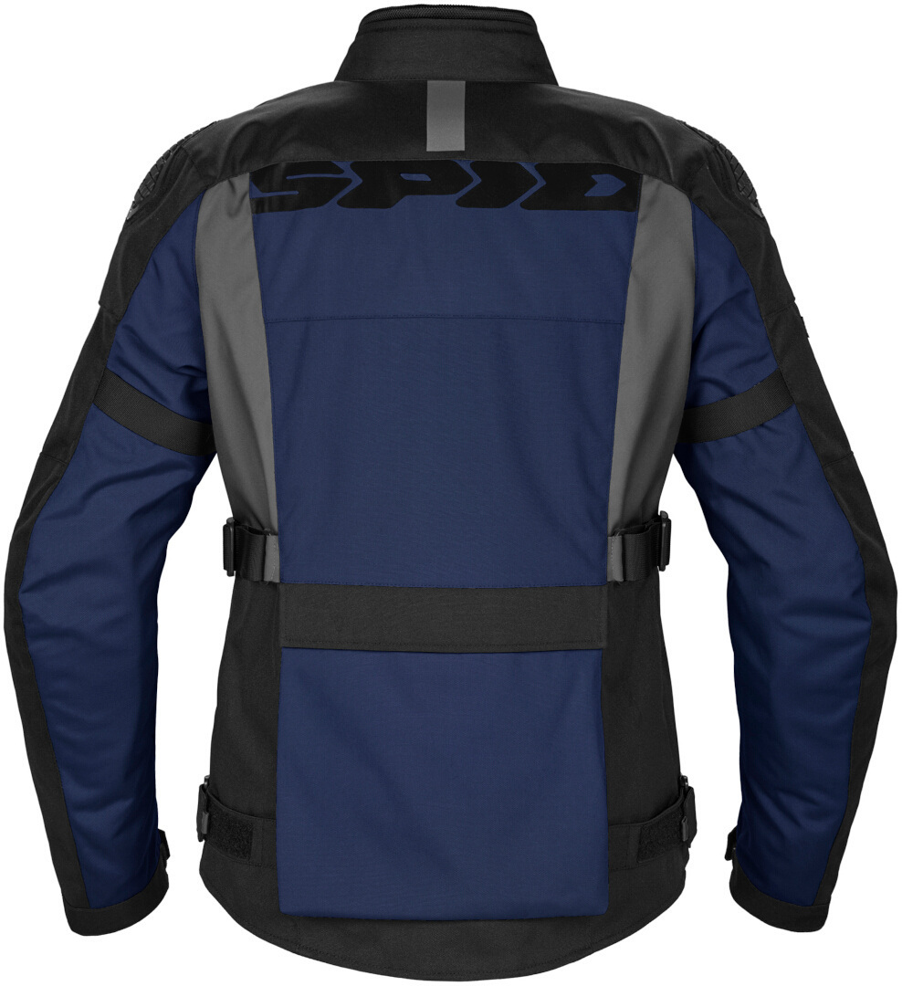 Spidi RW H2Out Motorcycle Textile Jacket black/blue XL Figure 2