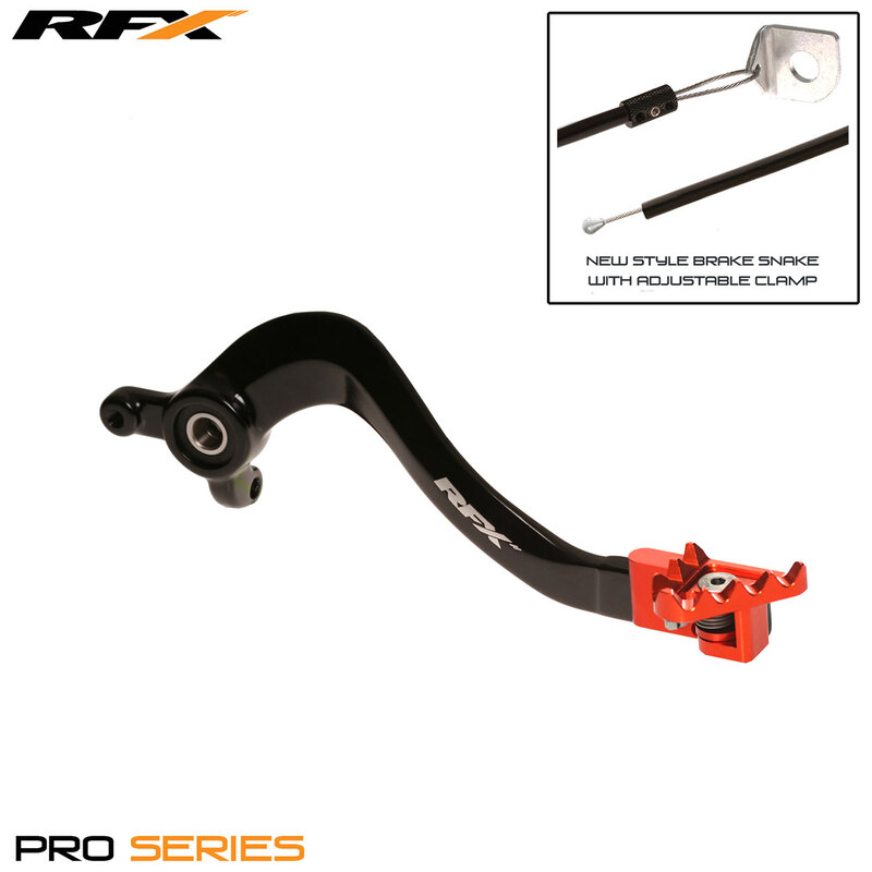 RFX Pro FT Rear Brake Lever (Black/Orange) - KTM SX85-image-931347846