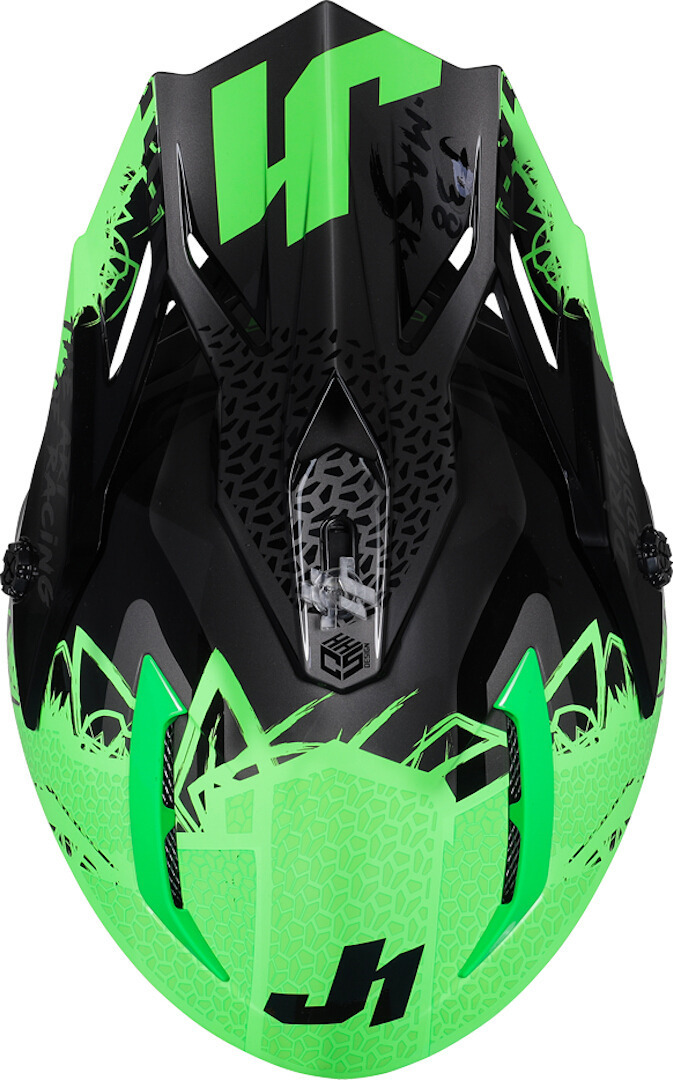 Just1 J38 Mask Cască de motocross verde/negru L (59/60) Figura 2