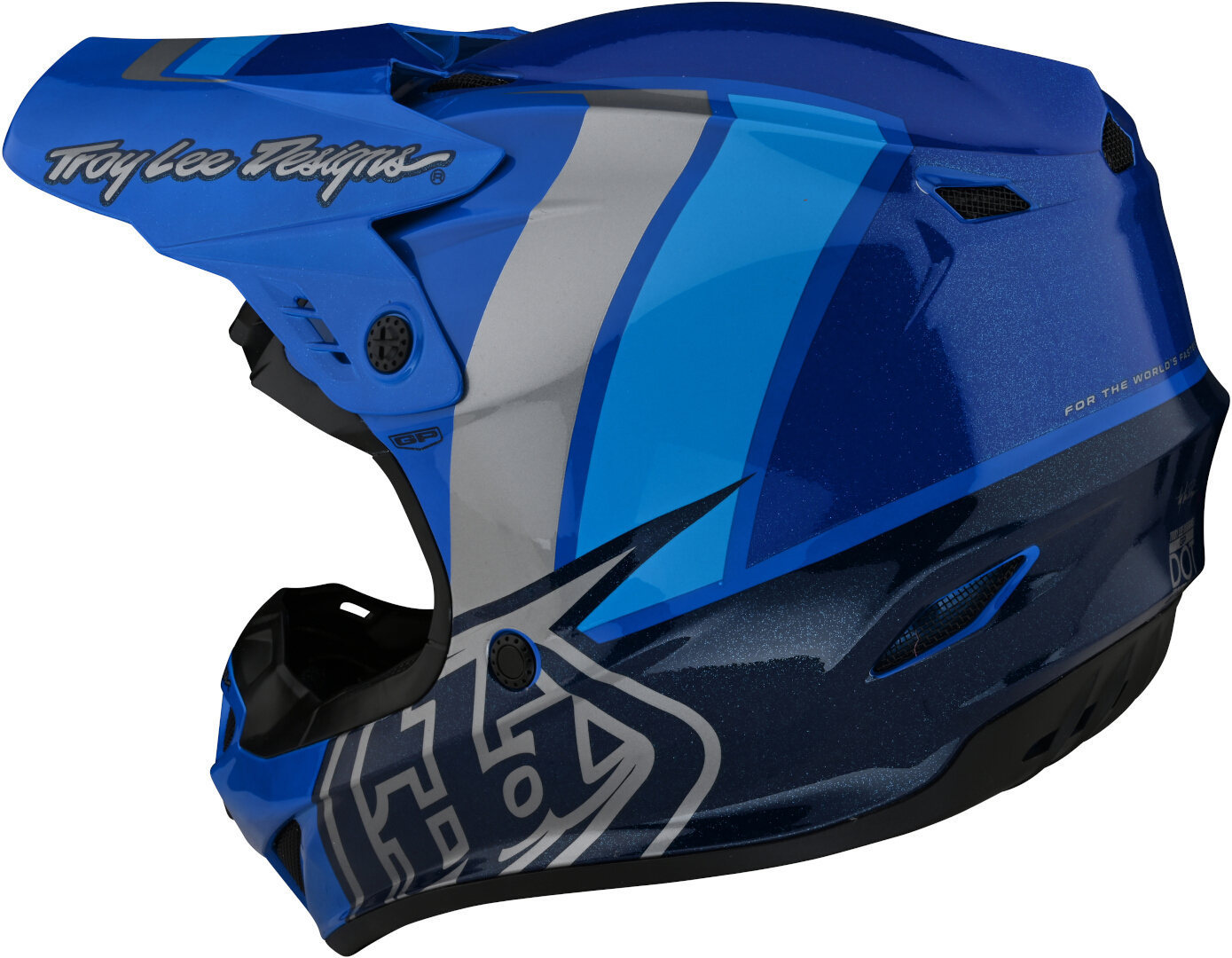 Troy Lee Designs GP Nova Cască de motocross pentru tineret albastru Y/M (50/51) Figura 7