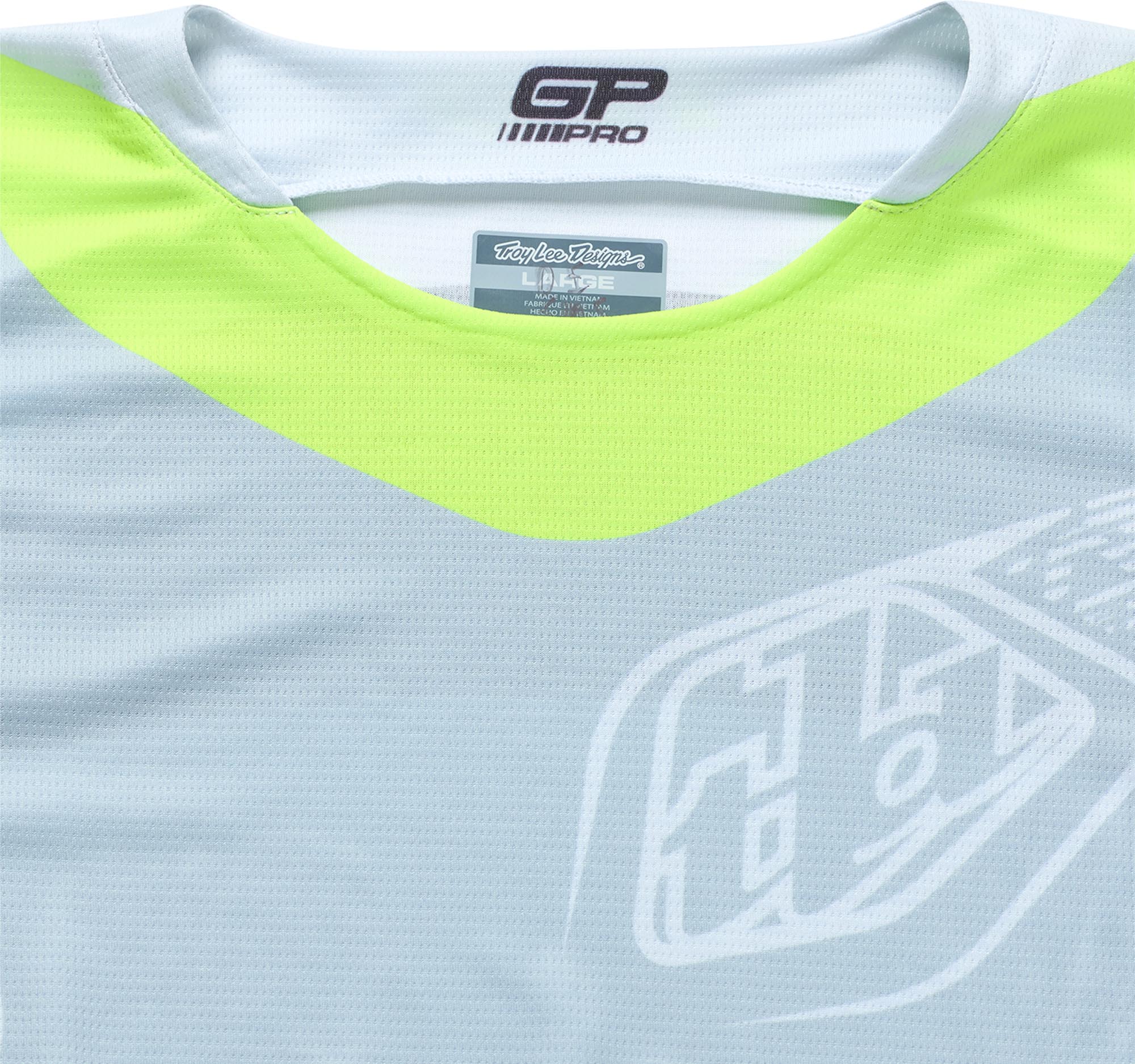 Troy Lee Designs GP Pro Frames Motocross Jersey grey/green 2XL Figure 4