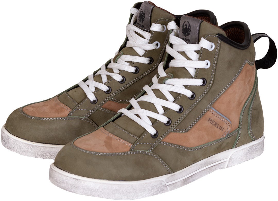 Merlin Pioneer Chaussures de moto imperméables Vert 45 Figure 4
