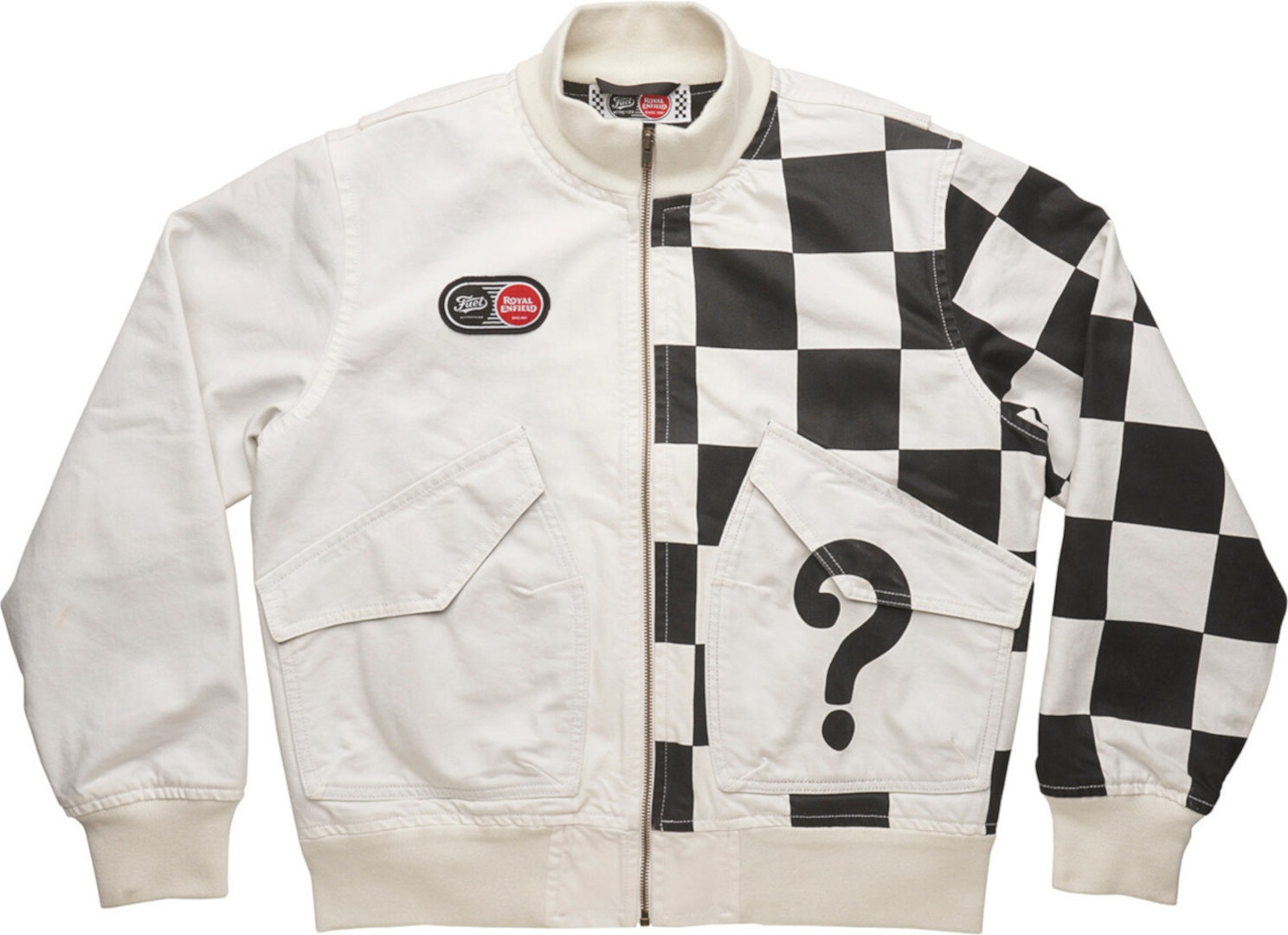 Fuel FxRE Checkers Motorcykel Textil Jacka S Figur 3