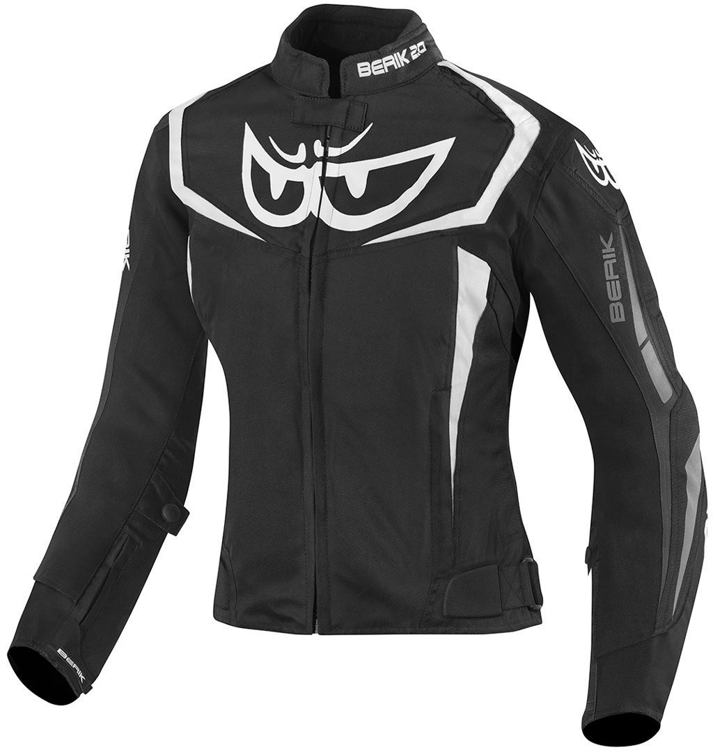 Berik Bad Eye Imperméable Dames Moto Veste Textile Noir/Blanc 50 Figure 1