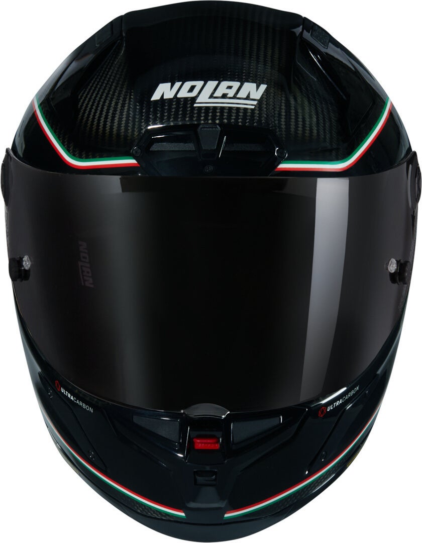 Side view of Nolan X-804 RS Ultra Carbon Asso Di Picche Helmet