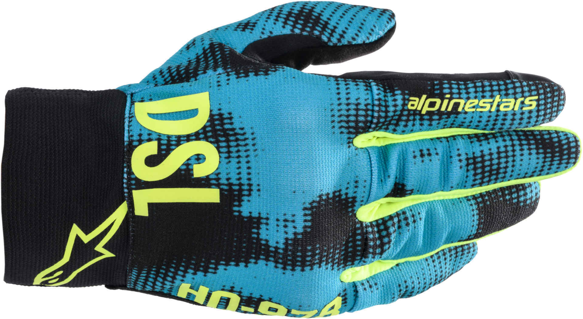 Alpinestars AS-DSL Shotaro Motorcykelhandsker sort/blå/rød M Figur 1